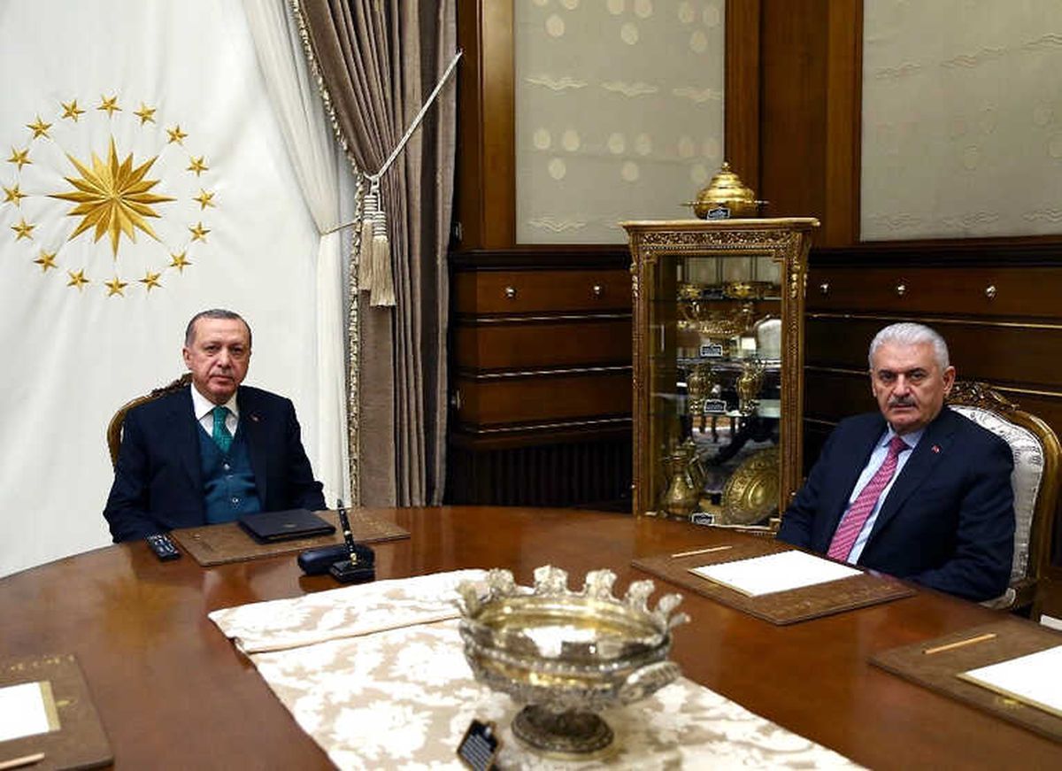 Cumhurbaşkanı Erdoğan, Başbakan Yıldırım\'ı Kabul Etti