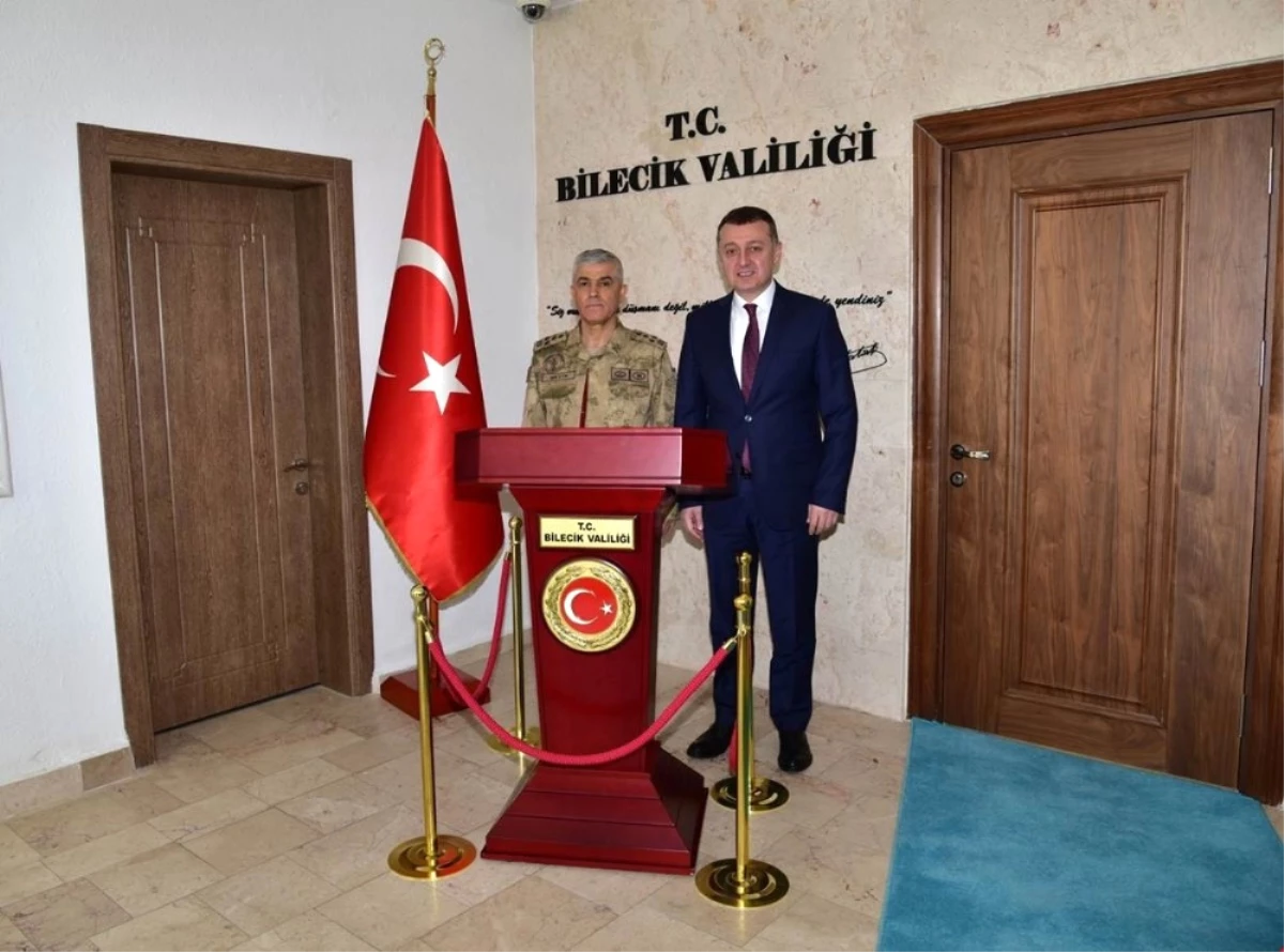 Jandarma Genel Komutanı Orgeneral Çetin, Vali Büyükakın ile Bir Araya Geldi