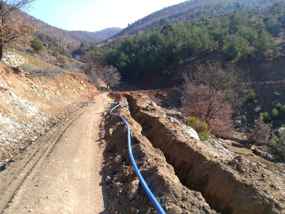 Kızıldam Mahallesine 4 Buçuk Kilometrelik Yeni Hat