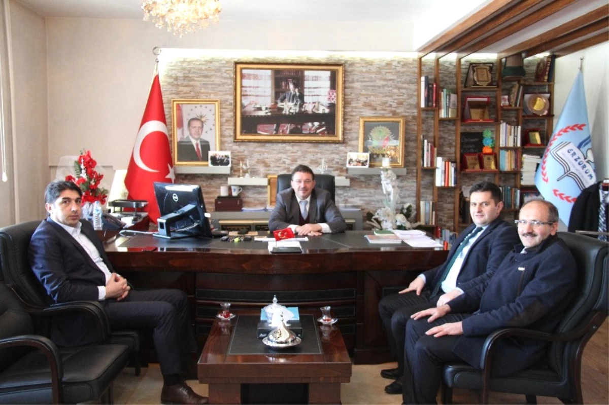 Yeşilay Cemiyeti Erzurum Şube Başkanı Salih Kaygusuz\'dan Yıldız\'a Ziyaret