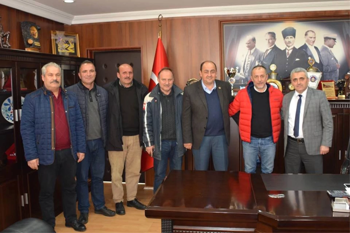 Zonguldak Amatör Spor Kulüpleri Fedarasyonu\'dan Başkan Demirtaş\'a Ziyaret