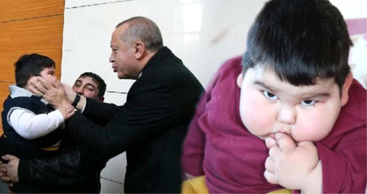 2 Yaşında 29 Kilo Olan Çocuk, Cumhurbaşkanı Erdoğan\'la Buluştu