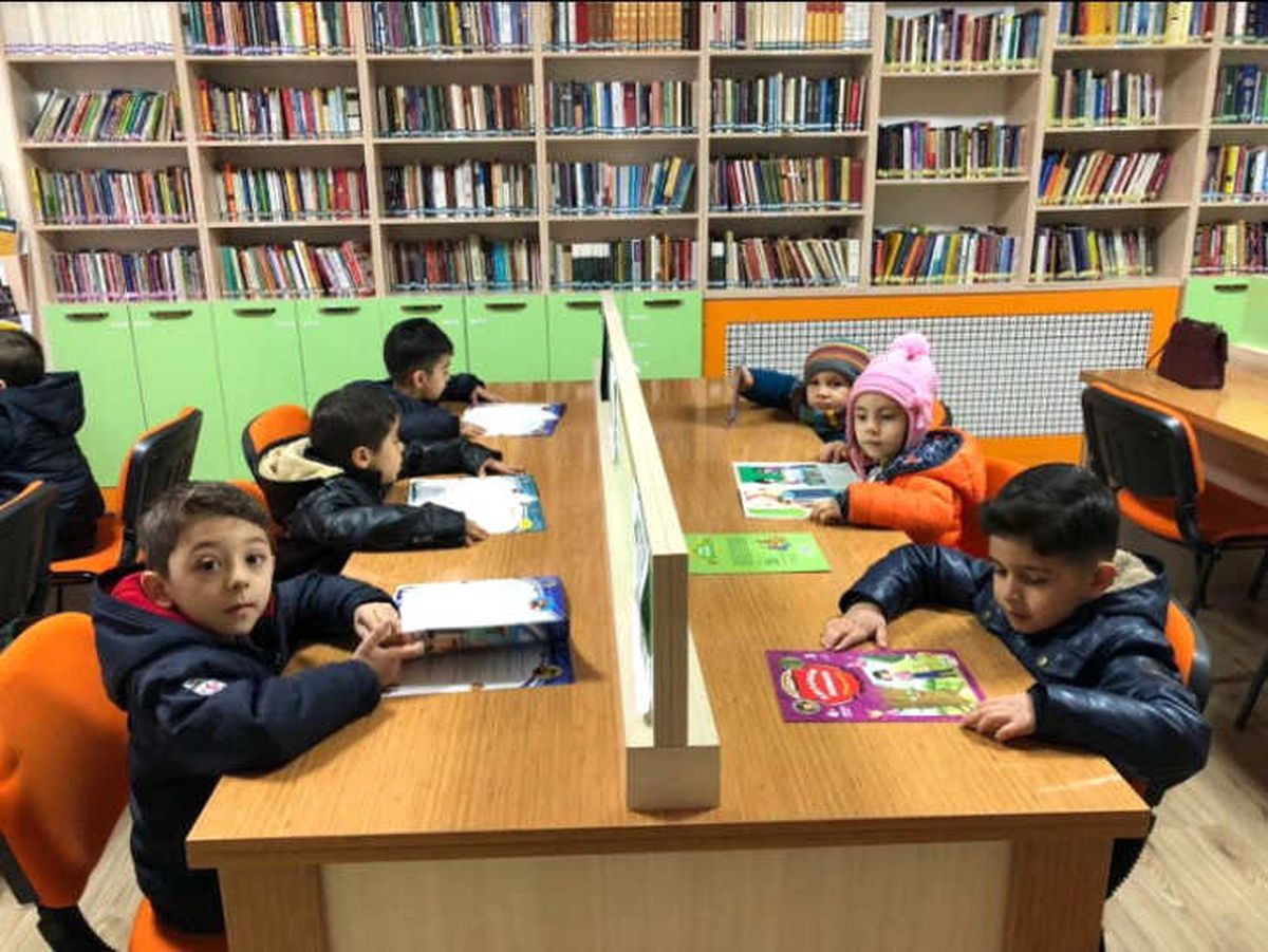 Anasınıfı Öğrencileri Kütüphaneyle Tanıştı