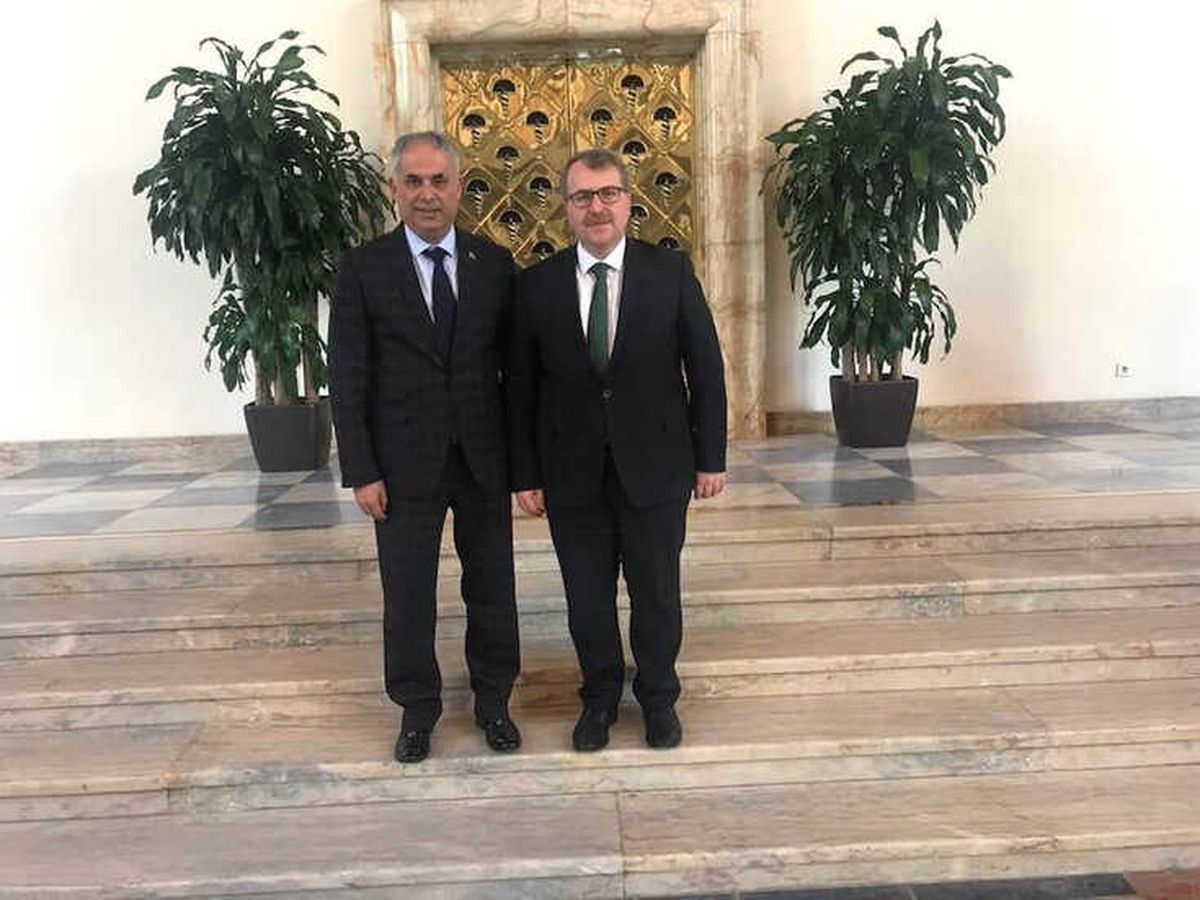 Başkan Yaman ile Milletvekili Eldemir Bir Araya Geldi