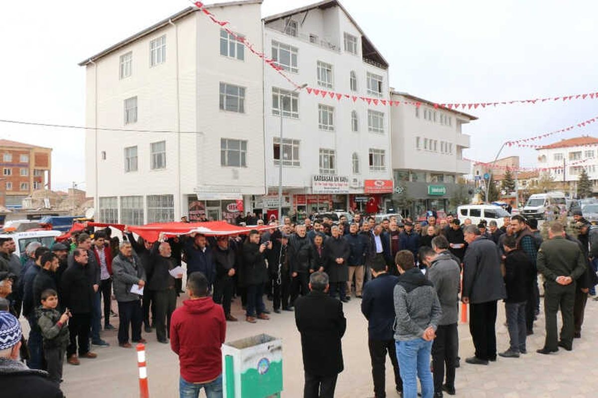 Boğazlıyan\'da "Afrin\'e Destek-kızıl Elma" Yürüyüşü Düzenlendi