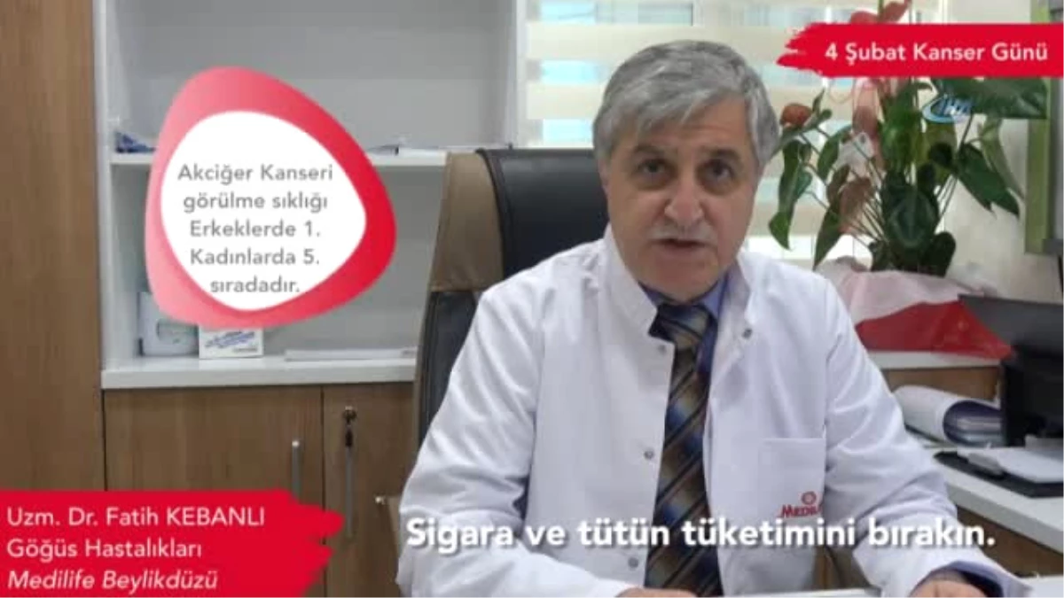 Doktorlar, Kanser\'de Erken Teşhisin Önemine Videolu Vurgu Yaptı