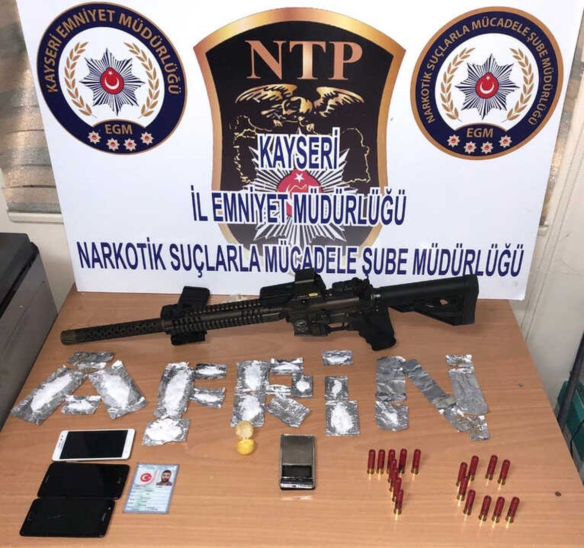 Narkotik Polisinden \'Afrin\' Desteği