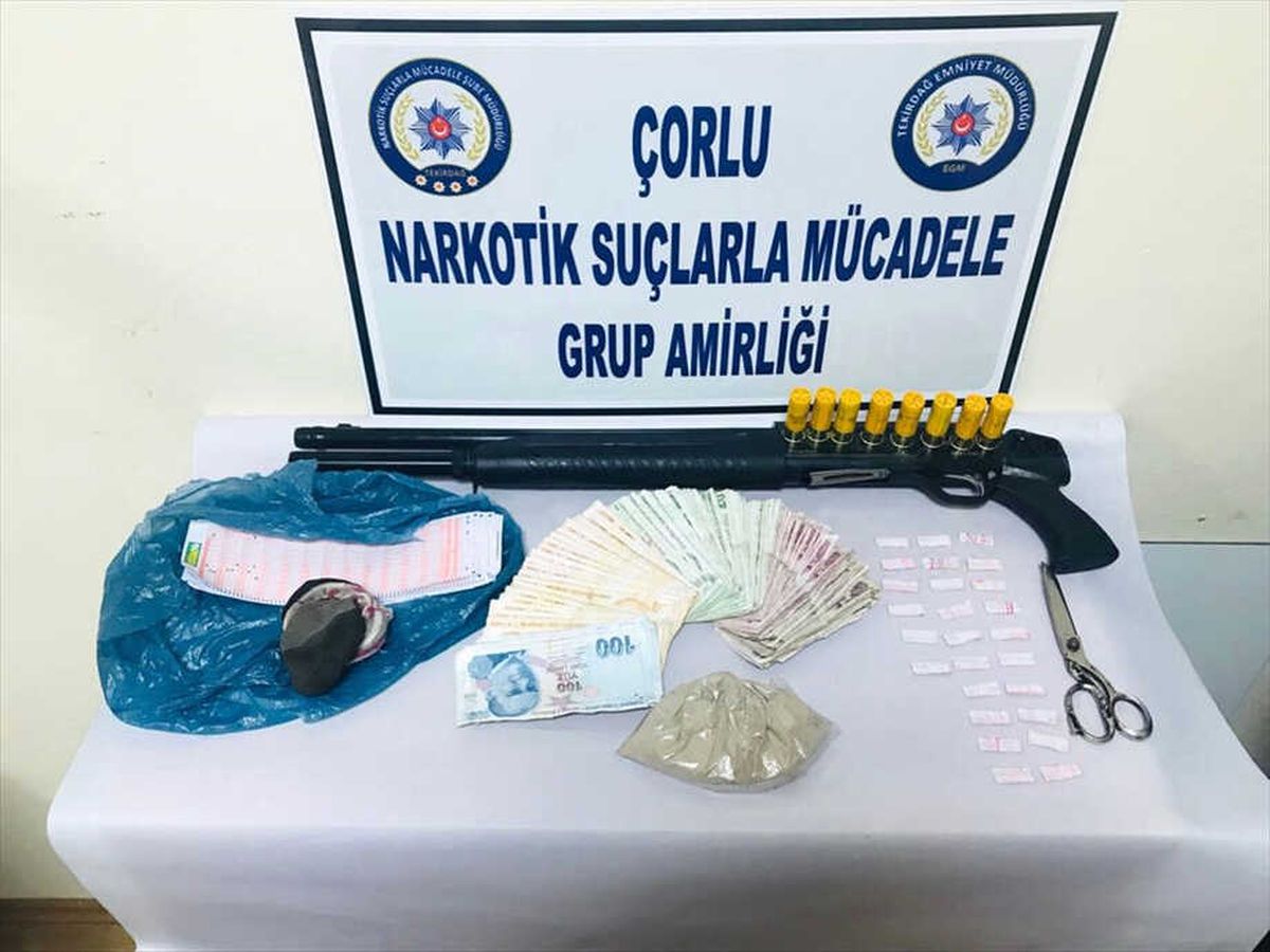 Tekirdağ\'da Uyuşturucu Operasyonu