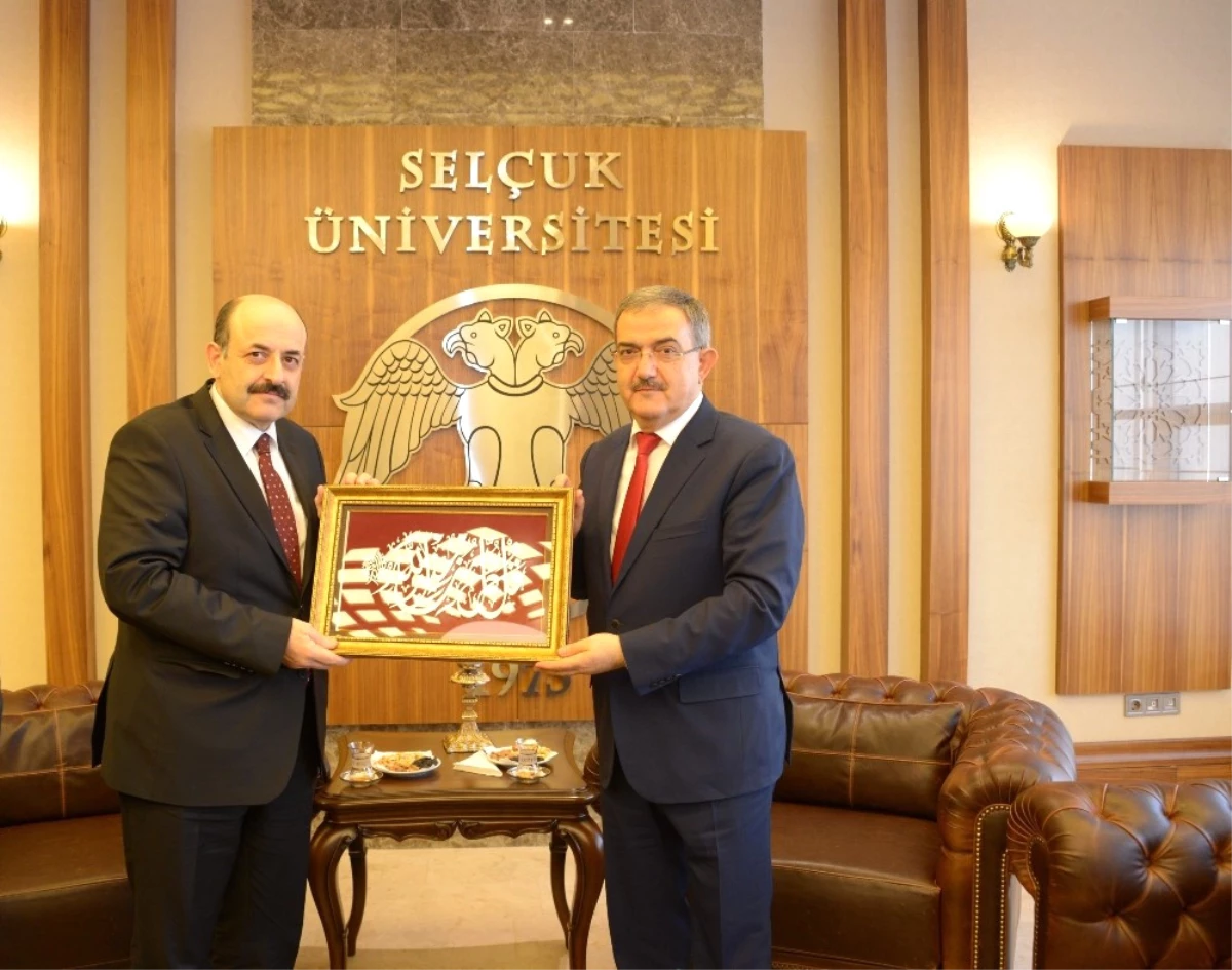 YÖK Başkanı Saraç\'tan, Selçuk Üniversitesine Ziyaret
