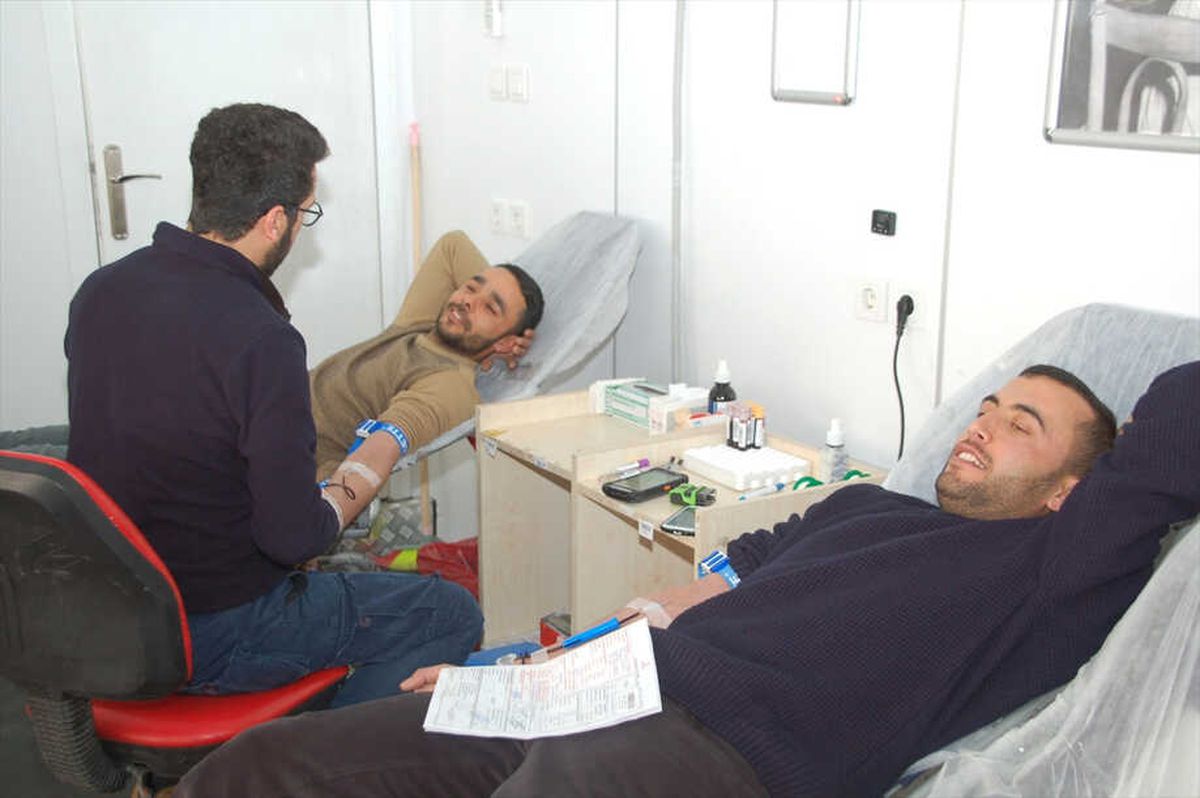 Afşin\'de Kızılay\'a Kan Bağışı
