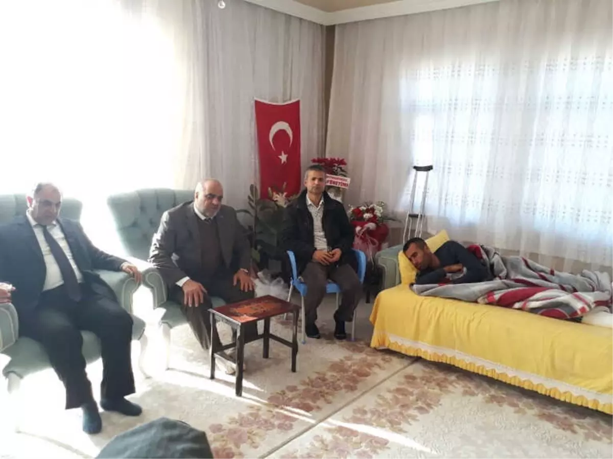 İl Müftülüğü Yaralı Askere Geçmiş Olsun Dileklerinde Bulundu