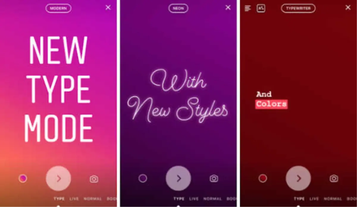 Instagram Hikayelerine Yazı Modu Ekleniyor!