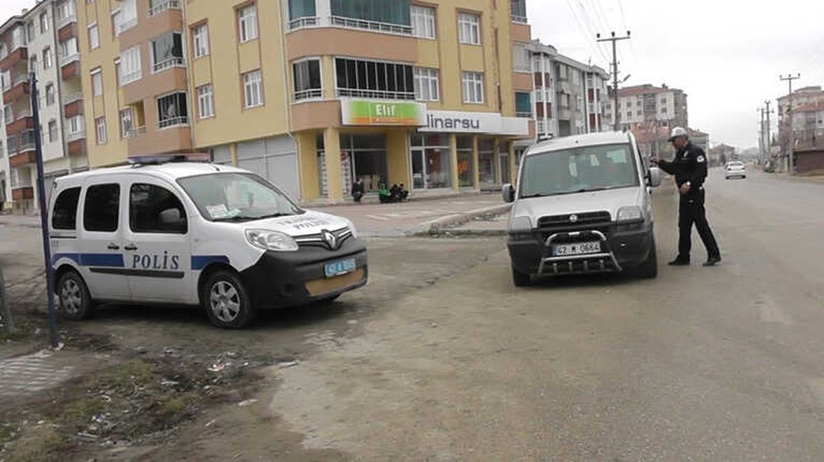 Kulu\'da Trafik Uygulamaları Devam Ediyor