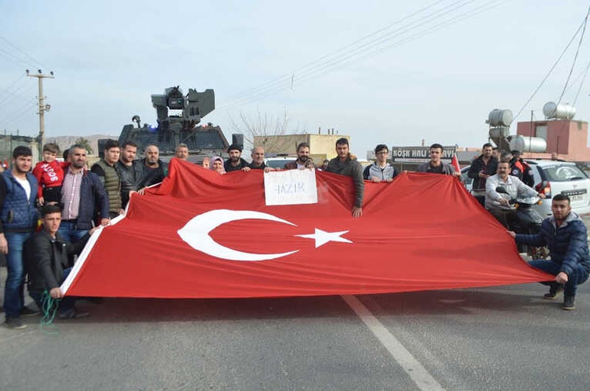 Mardin\'den Operasyondaki Asker ve Polislere Destek