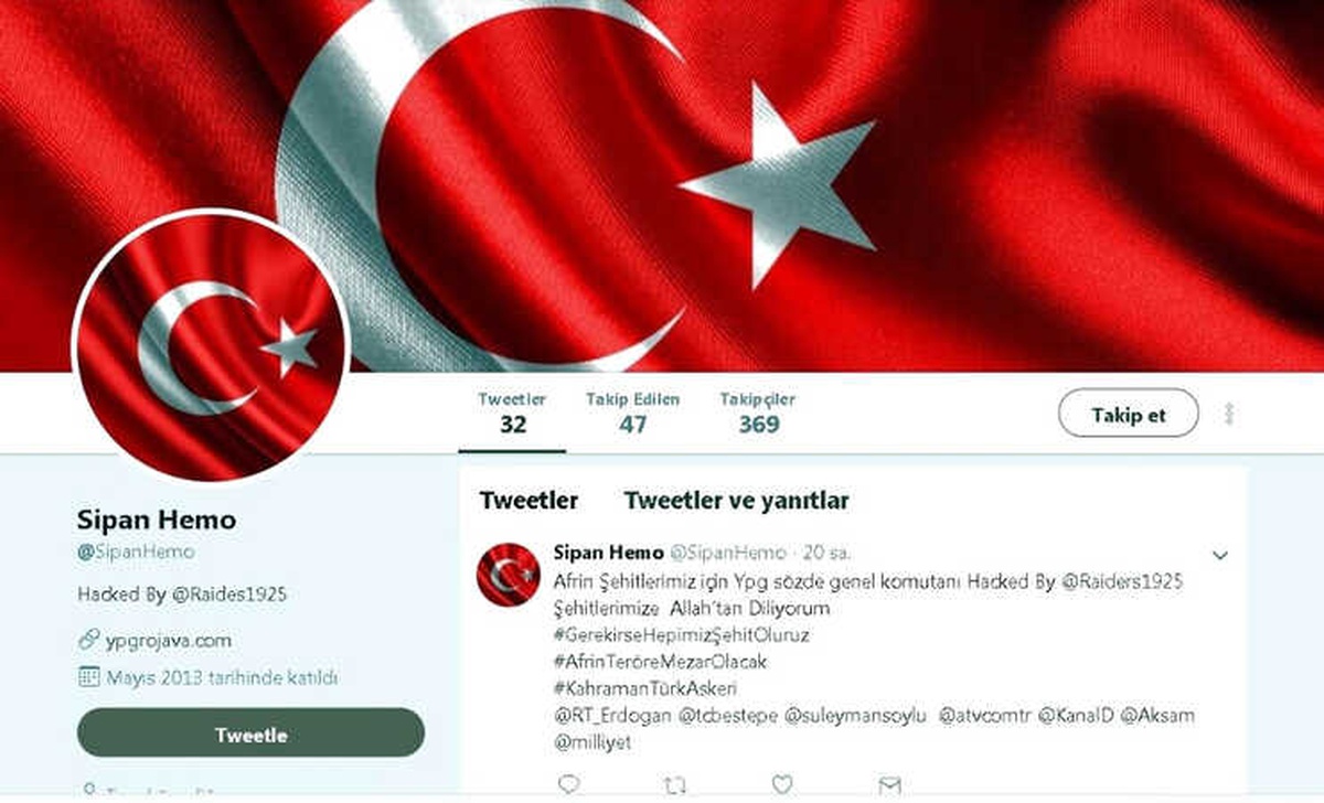 Ypg\'nin Sözde Genel Komutanına Türk Bayrağı Şoku