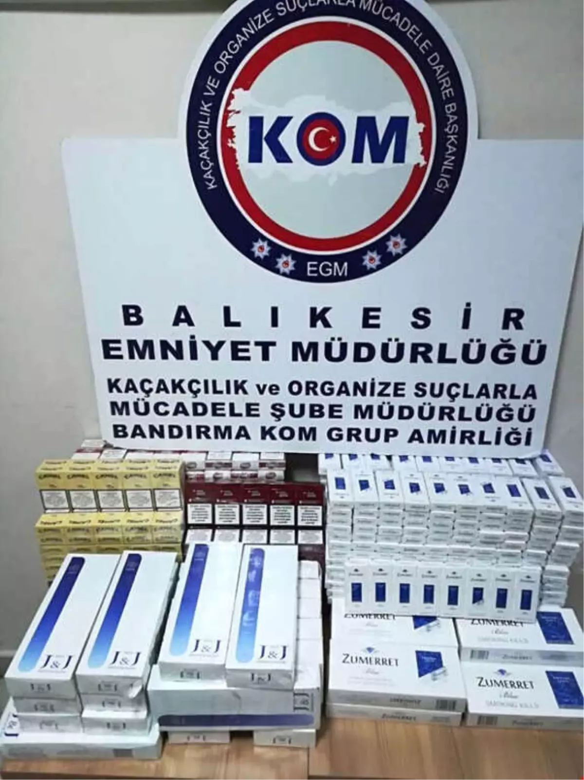 810 Paket Kaçak Sigara Ele Geçirildi