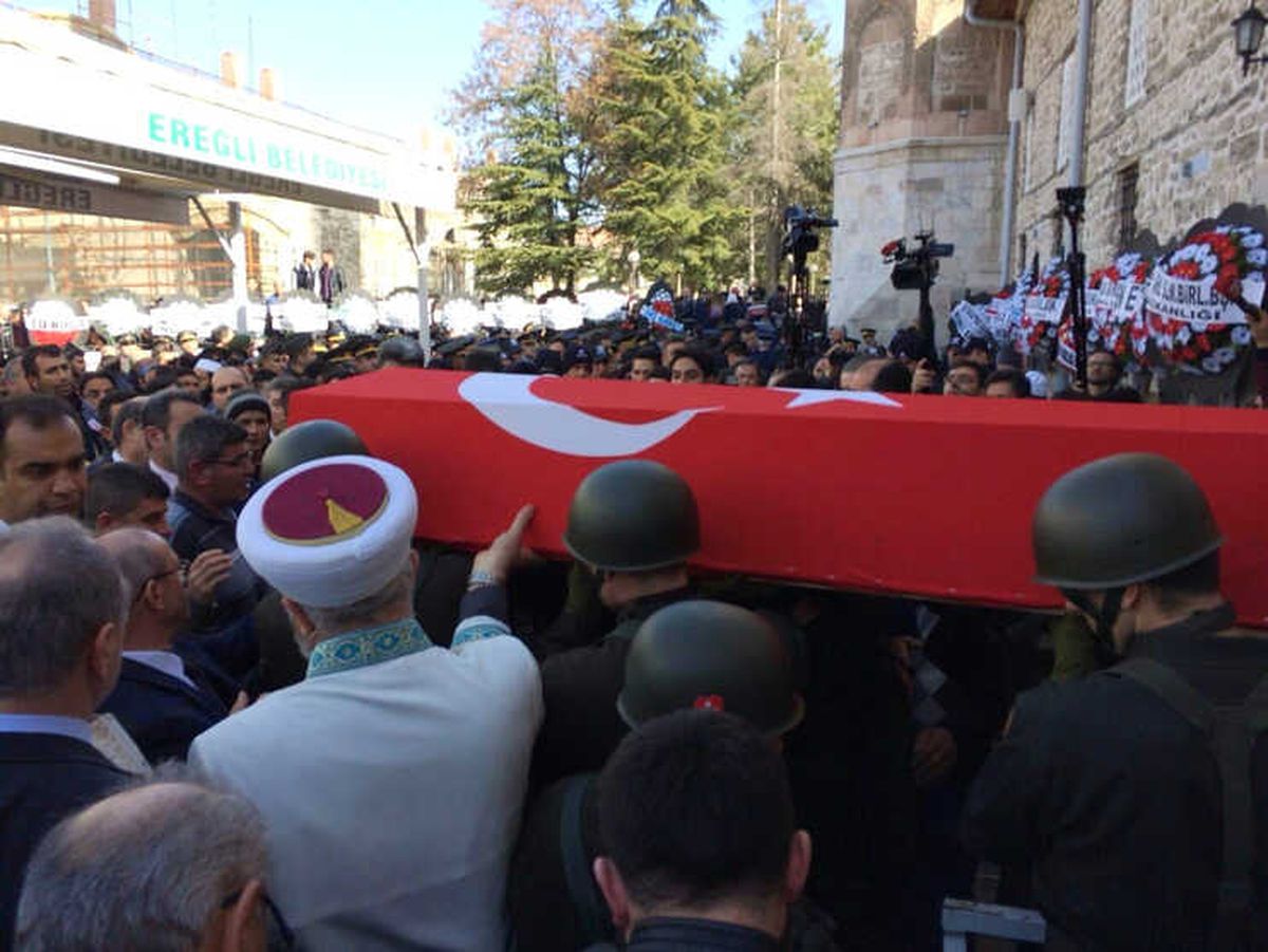 Konya Şehidini Son Yolculuğuna Binler Uğurladı