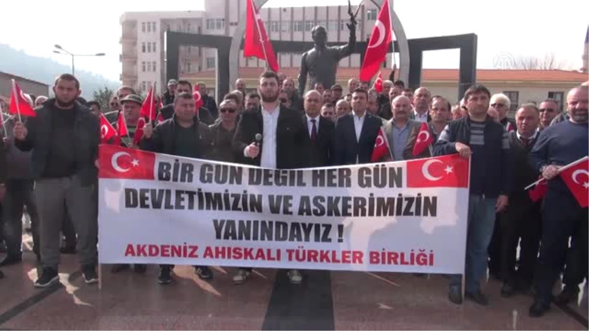 Ahıska Türklerinden Zeytin Dalı Operasyonu\'na Destek