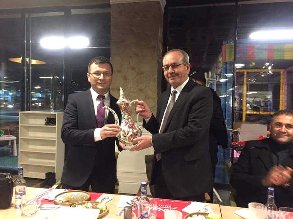 Aslanapa\'da Müdür Zafer Sevinç\'e Veda