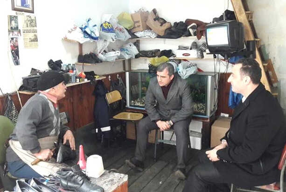 Başkan Yemenici Esnafları Ziyaret Etti