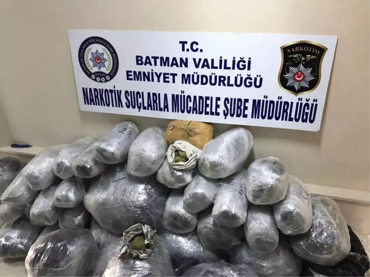 Batman\'da 147 Kilo 400 Gram Uyuşturucu Ele Geçirildi