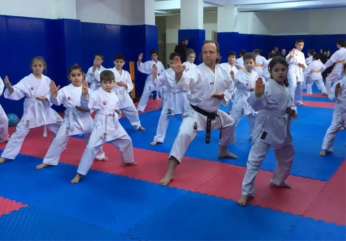 Bozüyük\'te Karate Terfi Heyecanı Yaşandı