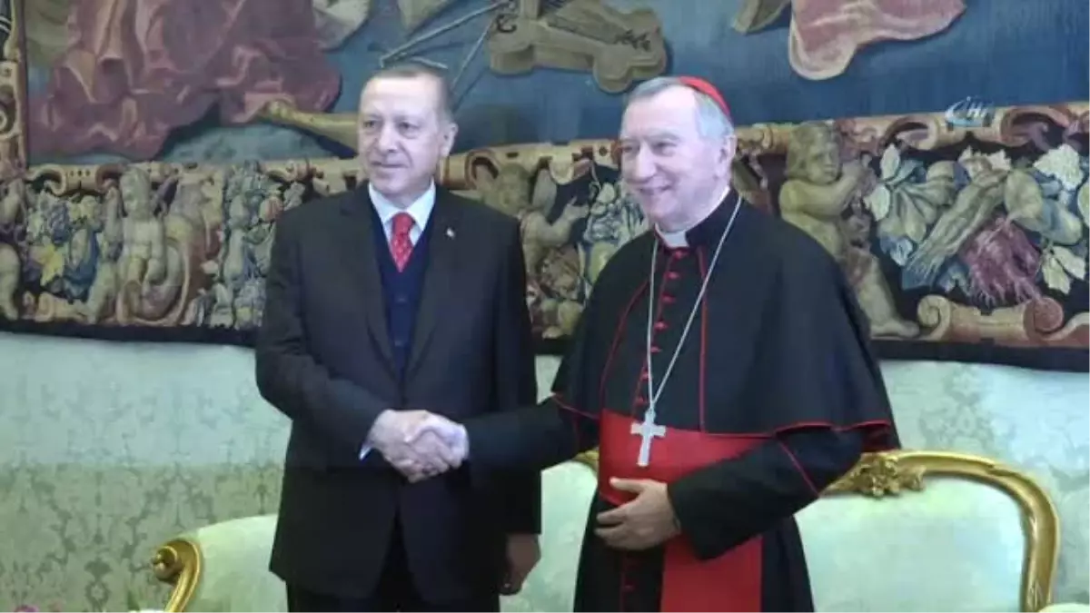 Cumhurbaşkanı Erdoğan, Kardinal Parolin\'i Kabul Etti