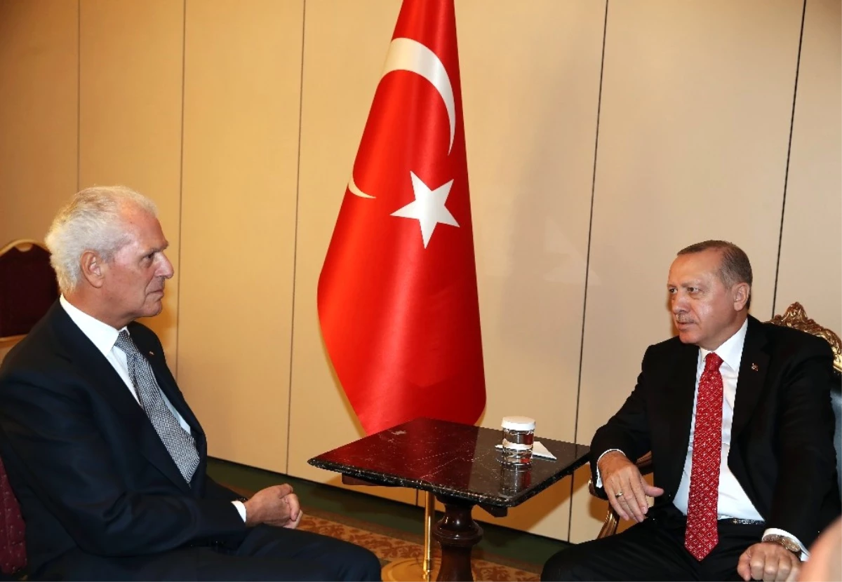 Cumhurbaşkanı Erdoğan, Pirelli Başkanı Provera\'yı Kabul Etti