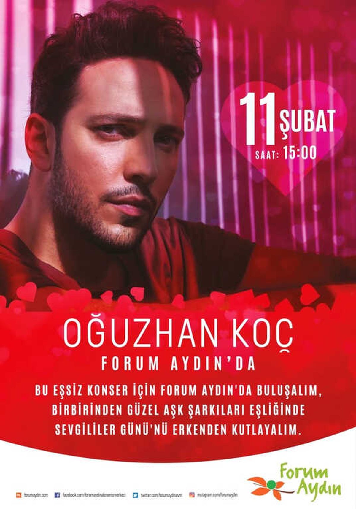Forum Aydın\'dan Oğuzhan Koç\'la Erken Sevgililer Günü Sürprizi