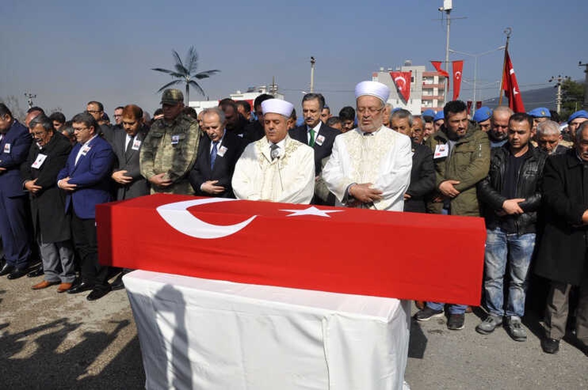 İskenderun Şehidini Uğurladı
