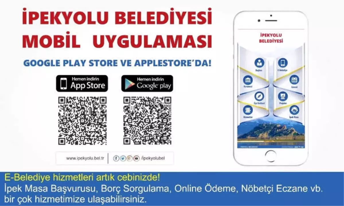 İpekyolu Belediyesi Artık Mobil Uygulamalarda