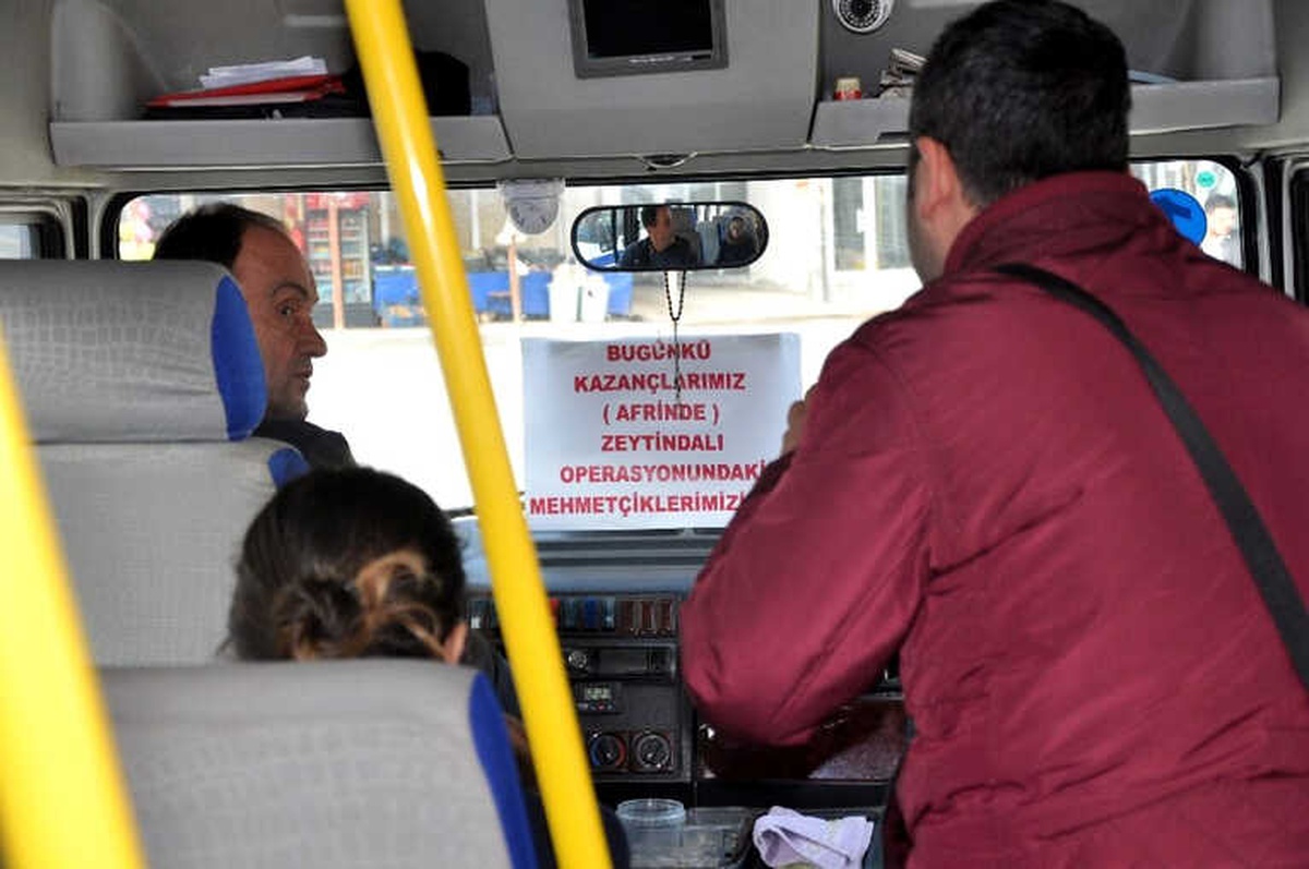 Minibüsçülerin Bir Günlük Kazancı Mehmetçiğe Gidecek