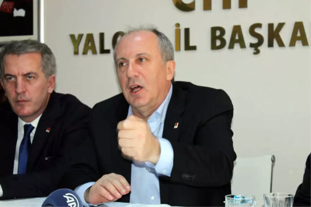 Muharrem İnce Eleştirilerini Sürdürdü