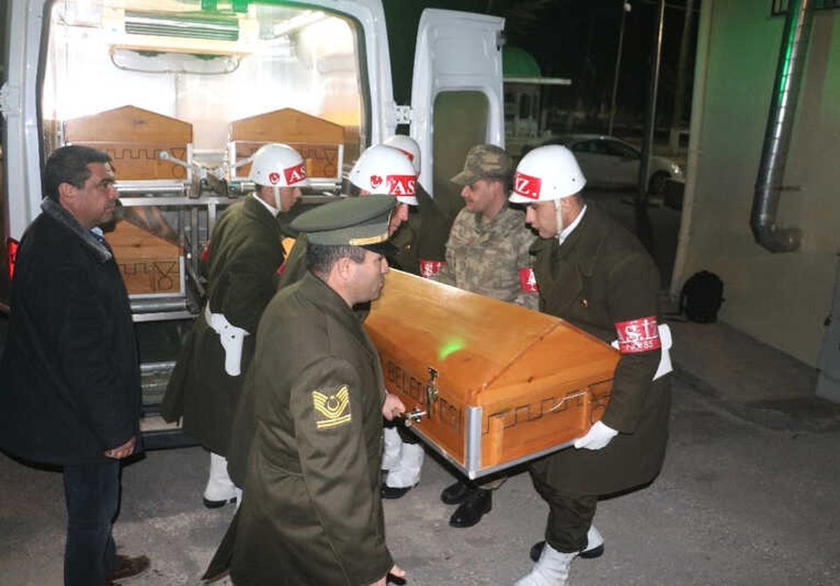Afrin Şehitleri Gaziantep\'e Getirildi