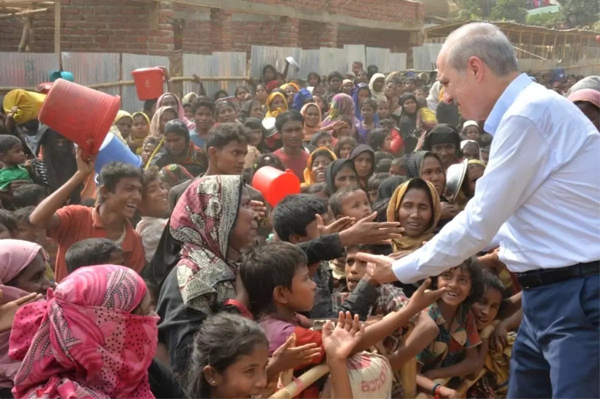 Bakan Kurtulmuş, Bangladeş\'te Arakanlı Müslümanların Kaldığı Kampları Ziyaret Etti