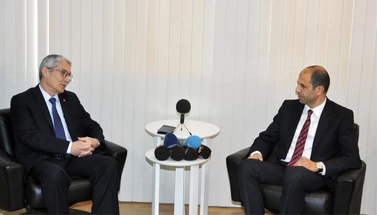 Büyükelçi Kanbay, KKTC Dışişleri Bakanı Özersay ile Görüştü