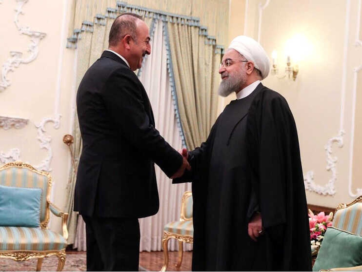Dışişleri Bakanı Çavuşoğlu, İran Cumhurbaşkanı ile Görüştü