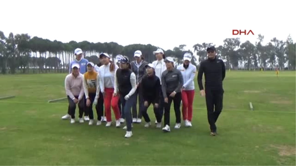 Güney Koreli Golfçüler Serik\'te Kampa Girdi