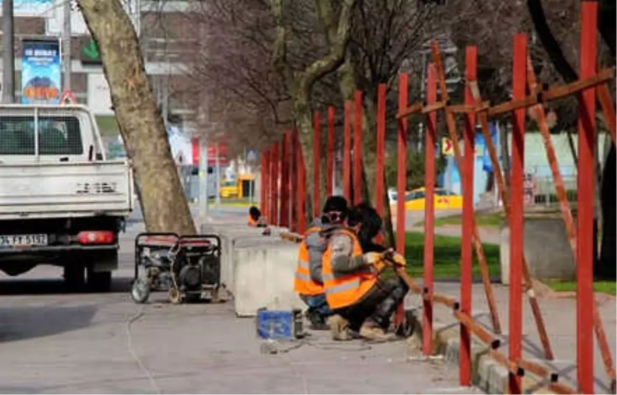 Maçka Parkı\'nın Bir Bölümü Kapatıldı, Ağaçlar Taşınıyor