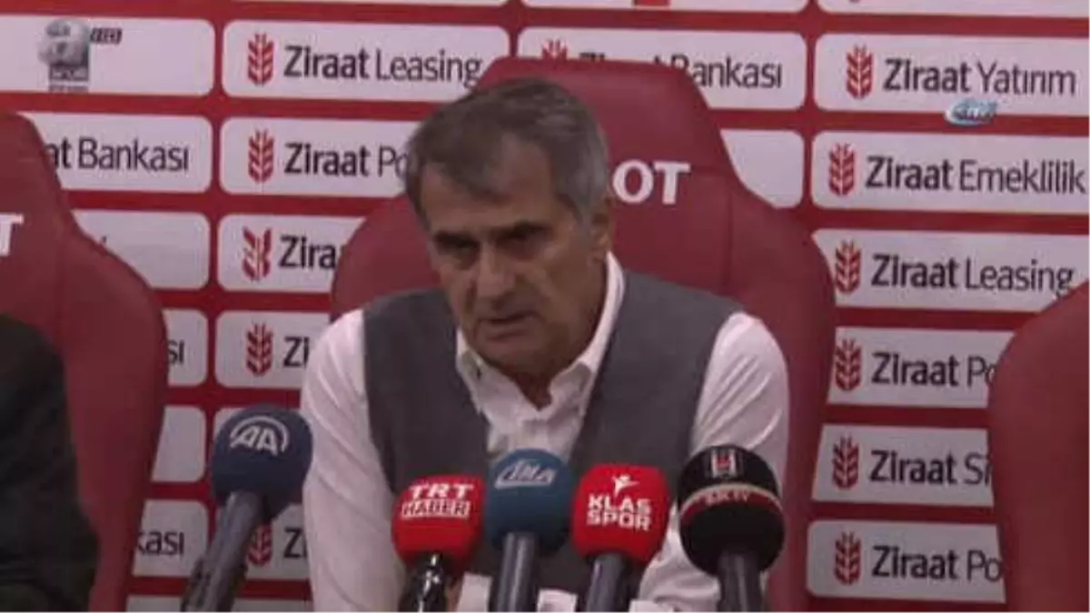 Şenol Güneş: "Zor Döneme Geçerken İstediğimiz Seviyenin Altındayız"