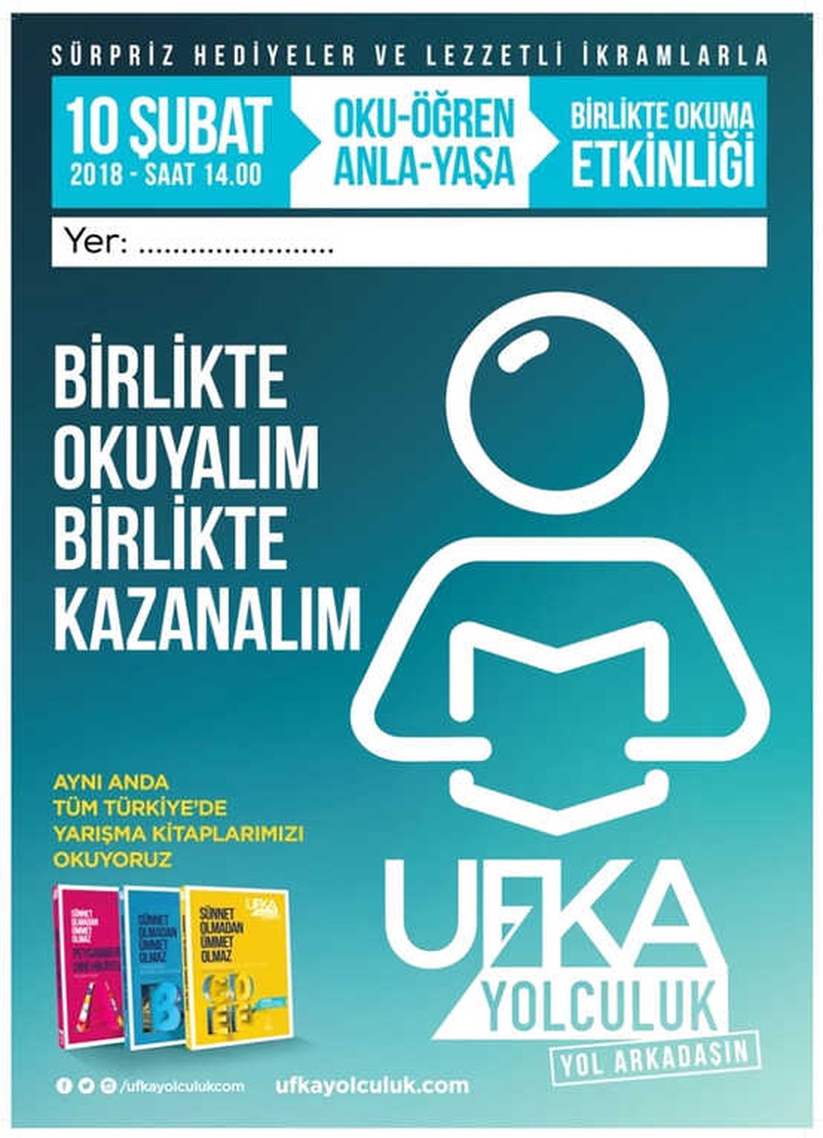 Ufka Yolculuk, Tüm Yurtta Birlikte Okuma Etkinliği Düzenliyor