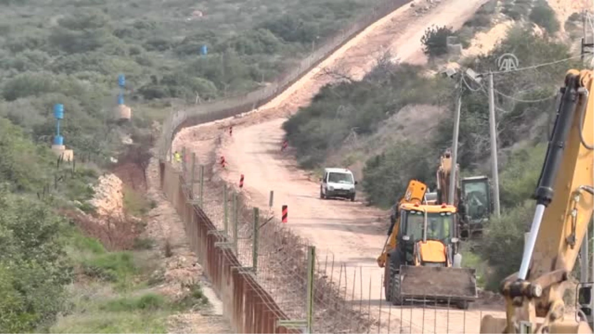İsrail, Lübnan Sınırında Duvar İnşa Ediyor