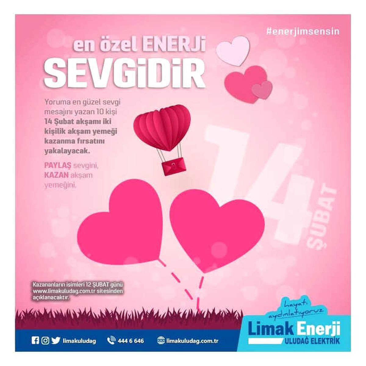 Limak Uludağ Elektrik\'ten Sevgililer Günü Hediyesi