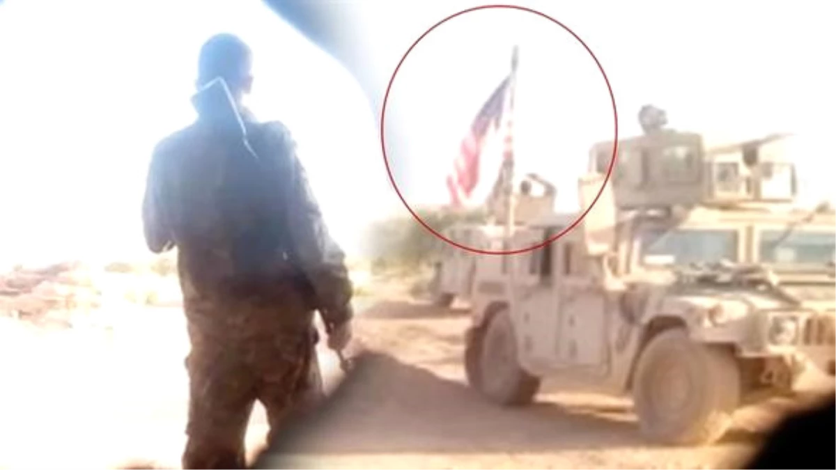 Münbiç\'te Skandal Görüntüler! ABD Askerleri, PKK ile Birlikte Nöbet Tutuyor