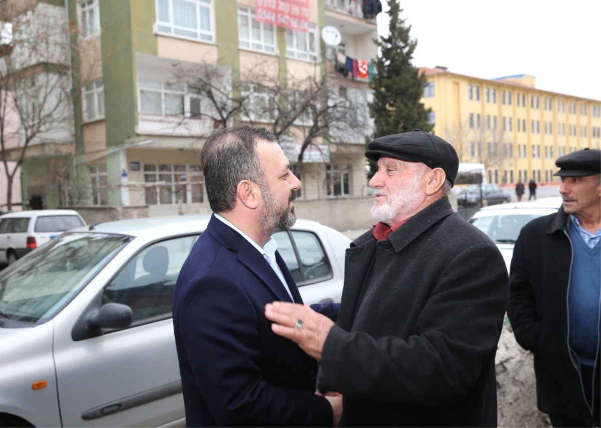 Sincan Belediye Başkanı Ercan\'dan Atatürk Mahallesi Esnafına Ziyaret