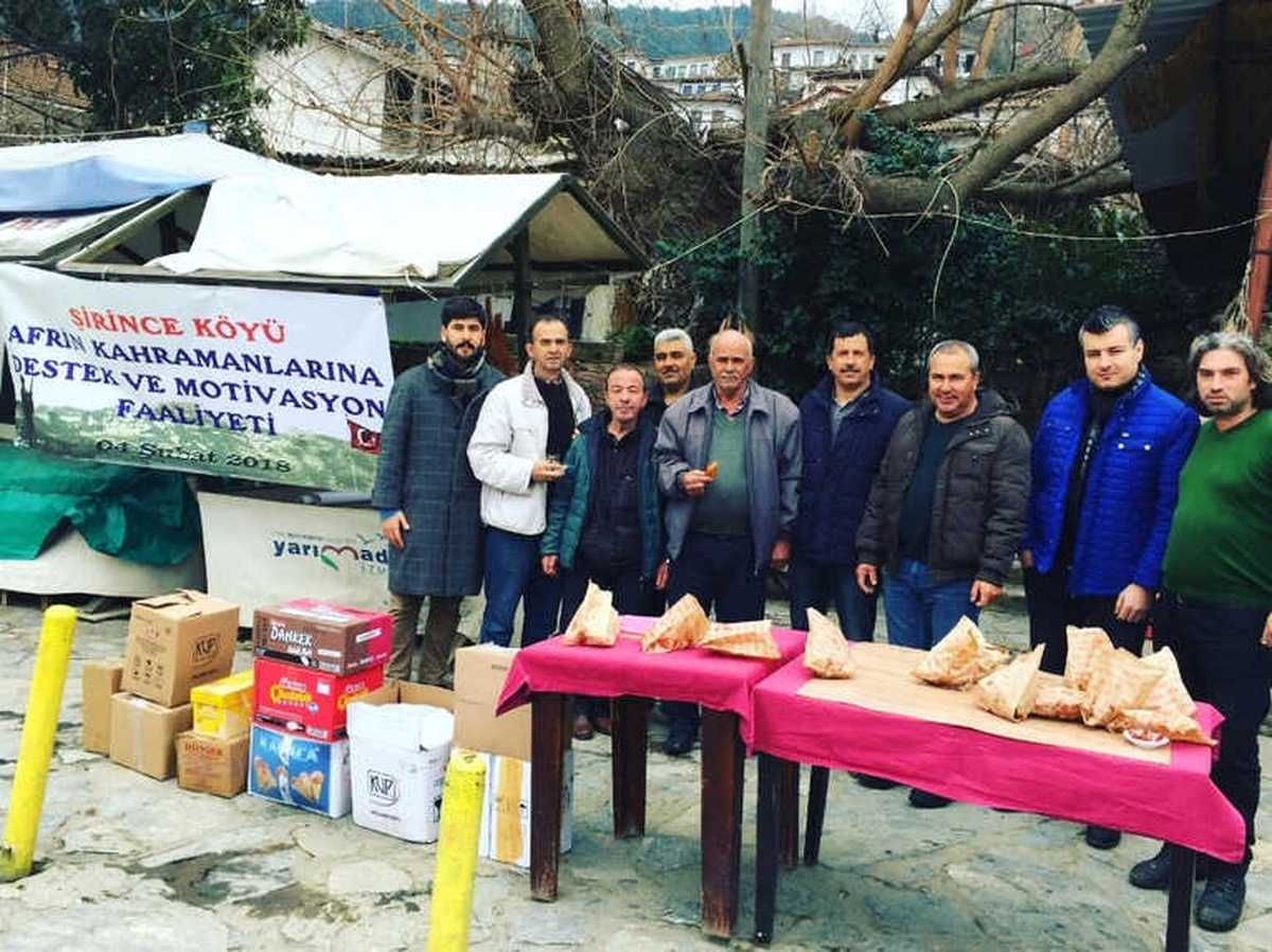 Şirince\'den Zeytin Dalı Harekatı\'na Destek