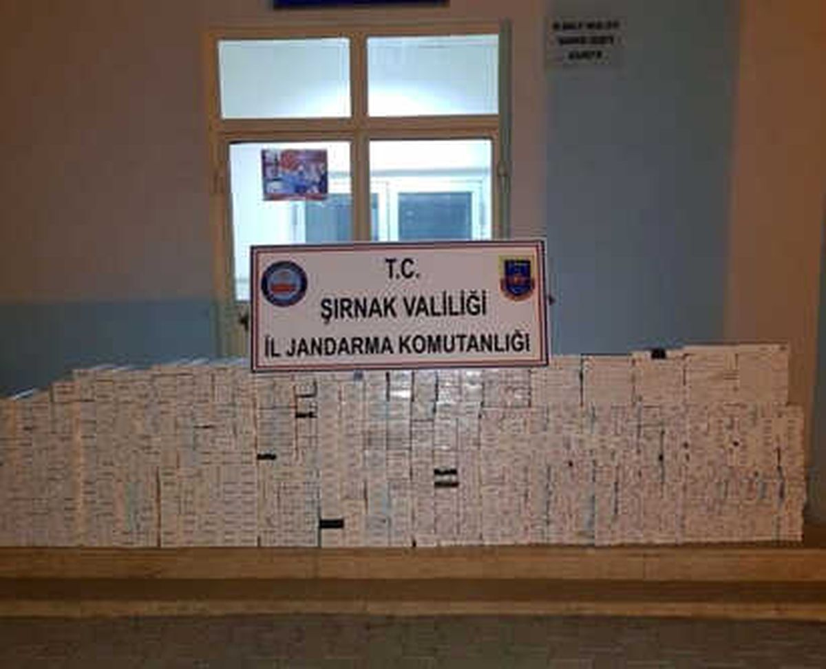 Şırnak\'ta 4 Bin 250 Paket Kaçak Sigara Ele Geçirildi