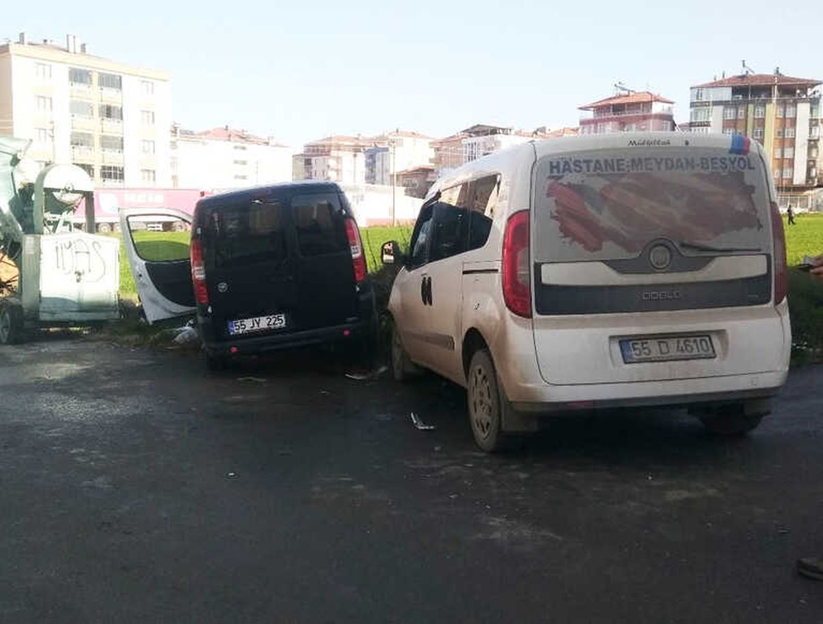 Bafra\'da Trafik Kazası: 1 Yaralı