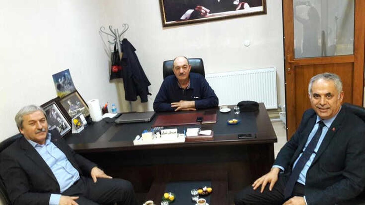 Başkan Şahin\'den Başkan Yaman\'a Ziyaret