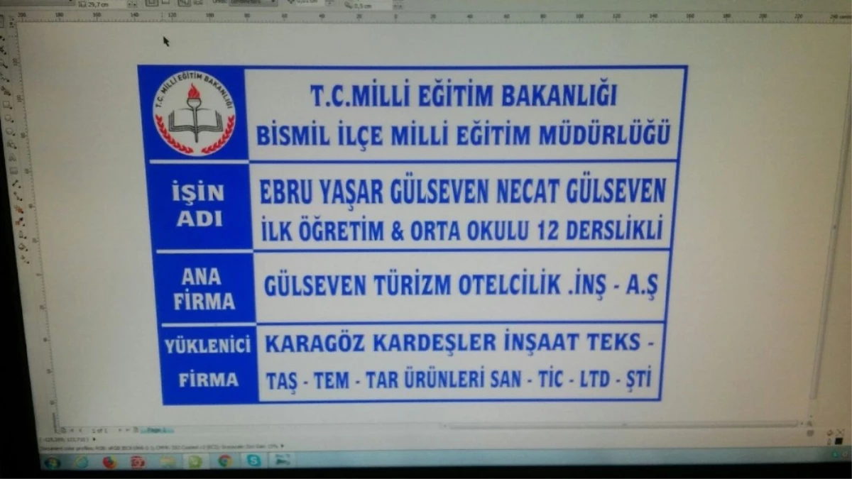 Bismil\'de Ebru Yaşar Gülseven Ortaokulu\'nun Temeli Atıldı